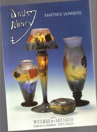 Daum Nancy - Maitres Verriers Ausstellungskatalog 1986 Bild