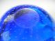 Murano Aschenbecher Schälchen Luftblasen Bulicante Überfangglas Bicolor Blau Glas & Kristall Bild 5