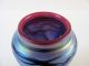 Glasbläserei Schmid: Vase,  Jugendstil,  Blau/violett,  Irisierend,  Höhe Ca.  14 Cm Dekorglas Bild 2