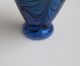 Glasbläserei Schmid: Vase,  Jugendstil,  Blau/violett,  Irisierend,  Höhe Ca.  14 Cm Dekorglas Bild 6