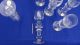 6 Superschöne Likör / Schnaps - Kristall - Gläser,  