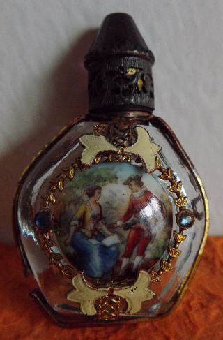 Antikes Parfum - Fläschen/snuff Bottle,  Österreich/böhmen Um 1870,  Sammlerstück Bild