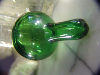 Glas Karaffen Stöpsel Verschluss Karaffen Stopfen Sammler Grüner Glas - Stopfen Bild