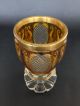 Biedermeier - Andenkenglas Beschliffen Bemalt Tw.  Vergoldet Um 1840 Sammlerglas Bild 1