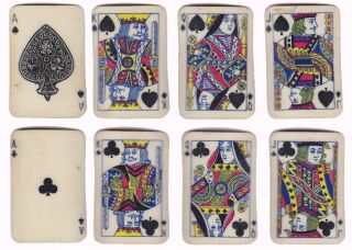 Playing Cards Karte Miniatur - Int.  Bild - Um 1940 ? Bild