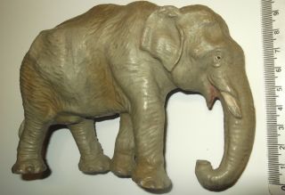 Elastolin / Lineol: Großer Elefant,  Alt: 30/40/50er Jahre? Schöner Bild