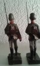 - Konvolut - Zwei Altere Lineol Massfigure Soldaten Mit Gewehr Marschierend Gefertigt vor 1945 Bild 3