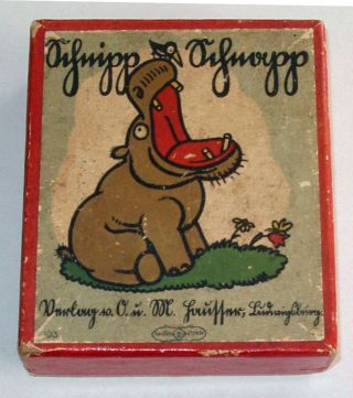 Uraltes Schnipp - Schnapp - Spiel (2),  Kartenspiel,  Hausser - Verlag Ludwigsburg Bild