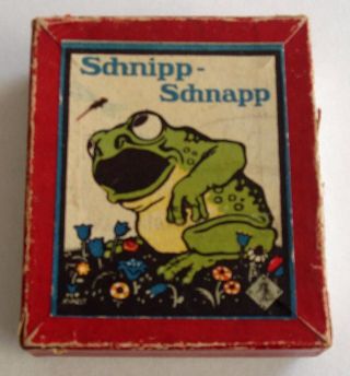 Uraltes Schnipp - Schnapp - Spiel,  Kartenspiel,  Hausser - Verlag Ludwigsburg Bild
