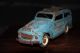 Blechauto Oldtimer Hellblau Auto Metall Dachbodenfund Antik Original, gefertigt 1945-1970 Bild 2