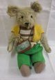 Großer Mohair Teddy (530 Mm) & Miniatur Teddy Mit Knopfaugen Stofftiere & Teddybären Bild 2