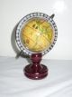 Globus Für Die Puppenstube Ca 12 Cm Weltkugel Ca 6 Cm Durchmesser,  Drehbar W Nostalgieware, nach 1970 Bild 1
