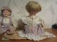 Porzellan Puppe - Künstlerpuppe - Sammlerpuppe - Mädchen - 90er Jahre Porzellankopfpuppen Bild 4