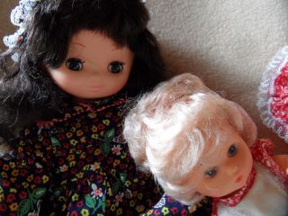 2 Kleine Puppen,  Ca.  70er Jahre,  Sarah Kay? Bild
