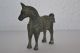 Antikes Messing Pferd Spielzeug Handarbeit Aus Indien 700 G Sehr Selten Antikspielzeug Bild 1