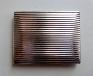 Zigarettenschachtel Schachtel Aus Massiv Silber 900 104 G Top Bild
