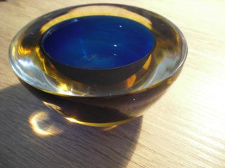 Murano - Kleine Schale - Blau/gelb Bild