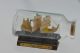 2 X Miniatur Buddelschiffe Kogge 1600 Und Wikinger Maritime Dekoration Bild 1