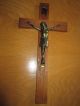 Holzkreuz Christus Aus Messing Wandkreuz Skulpturen & Kruzifixe Bild 3