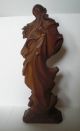 Madonna Immaculata Holz Figur Skulptur Betende Heilige Maria 52,  2 Cm Geschnitzt 1900-1949 Bild 7