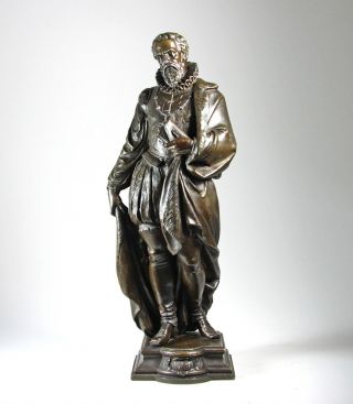 Ambroise Pare Chirurg Arzt Skulptur 1880 Frankreich Königlicher Leibarzt Figur Bild