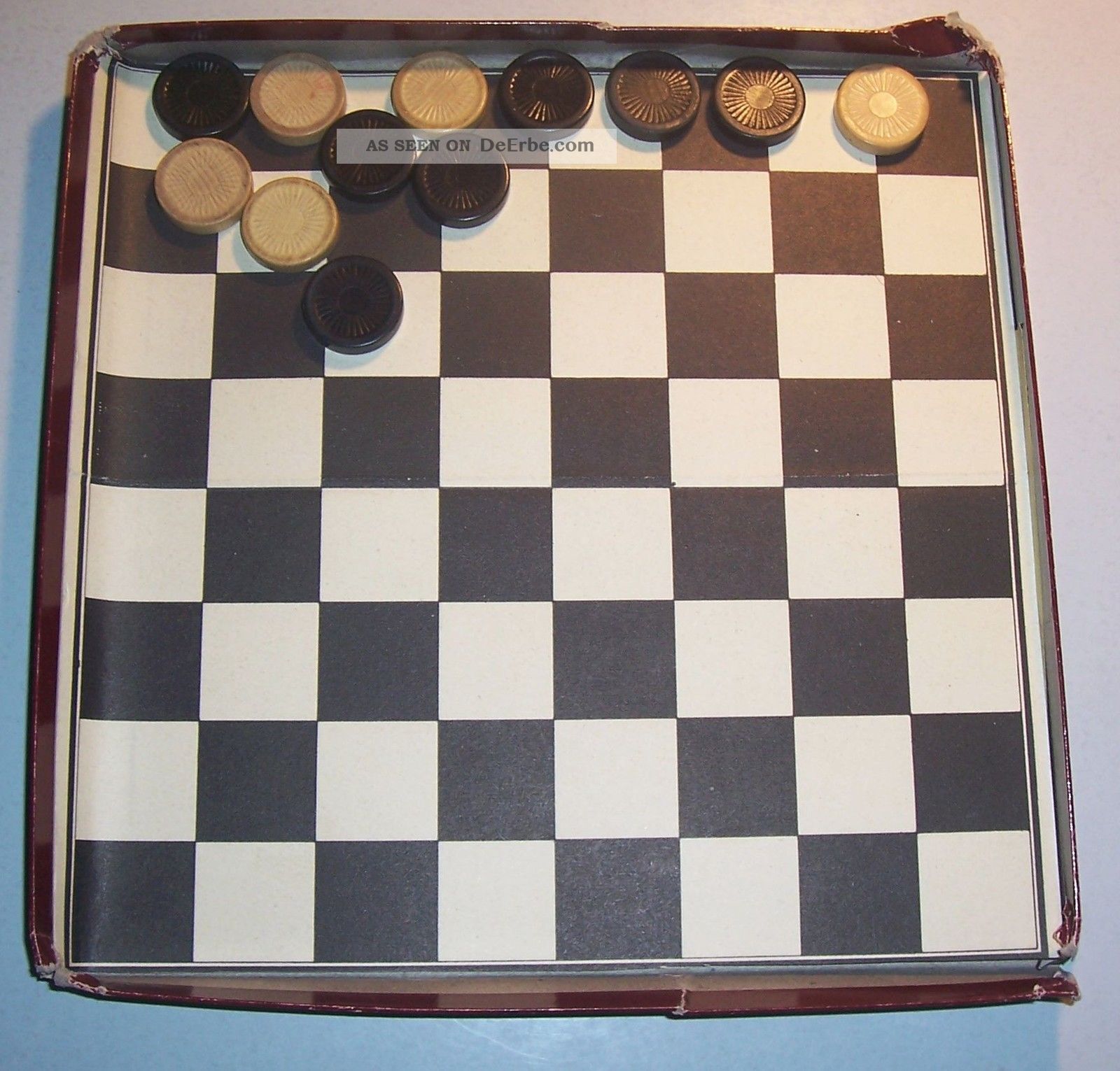 Altes Brettspiel Raus Aus`m Loch D. R. G. M. Um 1930 / 40 Gebrüder Güttler Zittau
