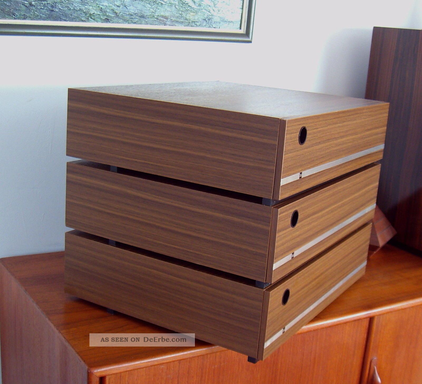 " Dual " - Schallplattensafe / Turm / Boxen Zur Aufbewahrung Von