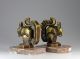 Max Le Verrier Bronze Buchstützen 1930 Art Deco Ecureuils Bookends 1900-1949 Bild 3