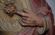 Wunderschöne Große,  Alte Heiligenfigur Herz Jesus,  Shabby Chic Jeanne D´arc 63cm Skulpturen & Kruzifixe Bild 4