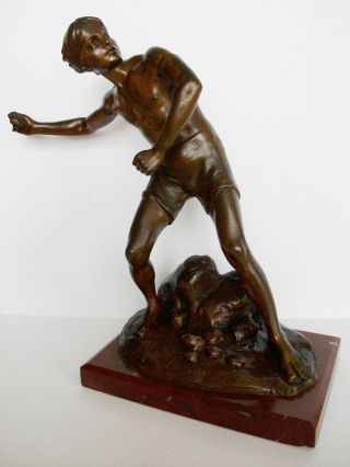 Alte Bronze Figur H.  MÜller 