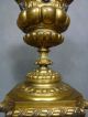 Altarleuchter Historismus Feuervergoldet Emailledekor Markung Vf Krone Um 1870 Kirchliches Gerät & Inventar Bild 1