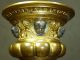 Altarleuchter Historismus Feuervergoldet Emailledekor Markung Vf Krone Um 1870 Kirchliches Gerät & Inventar Bild 5