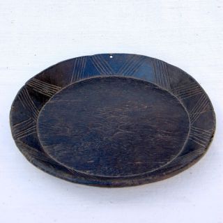 Äthiopien Alte Holzteller,  Ethiopia Old Wooden Plate Afrika Bild