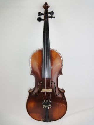 Alte Sächsische Geige Um 1880 Bild