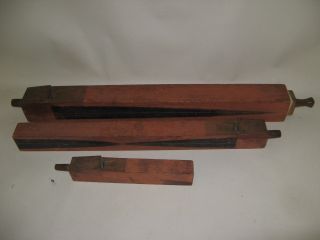 Offene Lippenpfeifen / 3 Stück / 90cm Aus Holz Bild