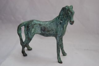 Kleine Alte Pferd Figur Kupfer Antik ? Old Horse Figure Copper Antique ? Bild