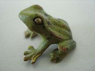WunderschÖne Wiener Bronze Kleine Frosch Figur Um1900 Ansehen Bild