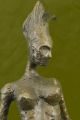Nackt Abstrakte Frau - Rodin Bronze Skulptur Statue - Moderne Kunst Ab 2000 Bild 4