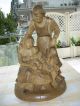 Holzfigur - Heiligenfigur - Krippe - Blockkrippe - Hl.  Familie - Geschnitzt - Südtirol? - 36cm Holzarbeiten Bild 1