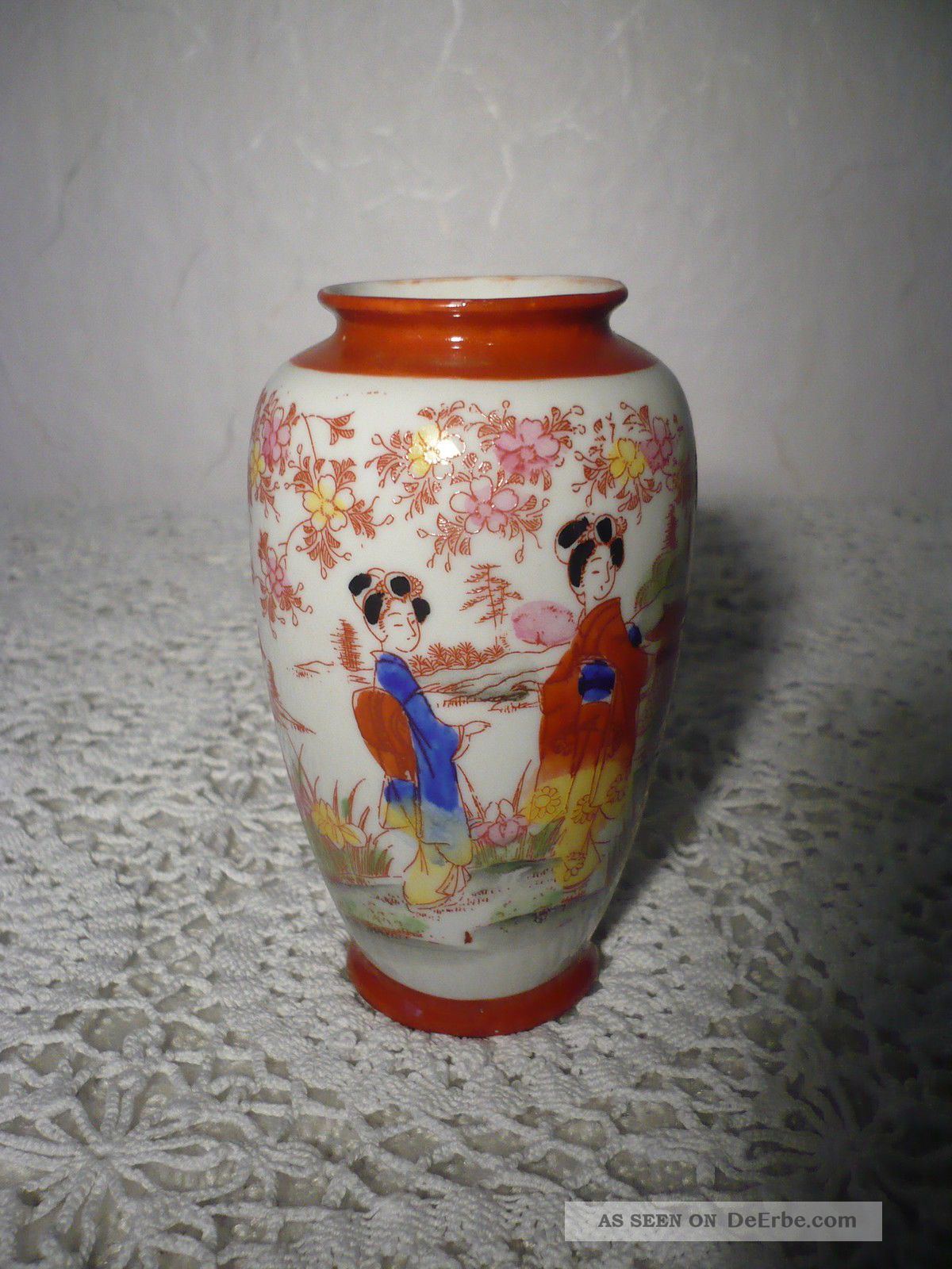 Japanische Chinesische Asiatische Vase Japan China 12cm Groß Nach Marke & Herkunft Bild