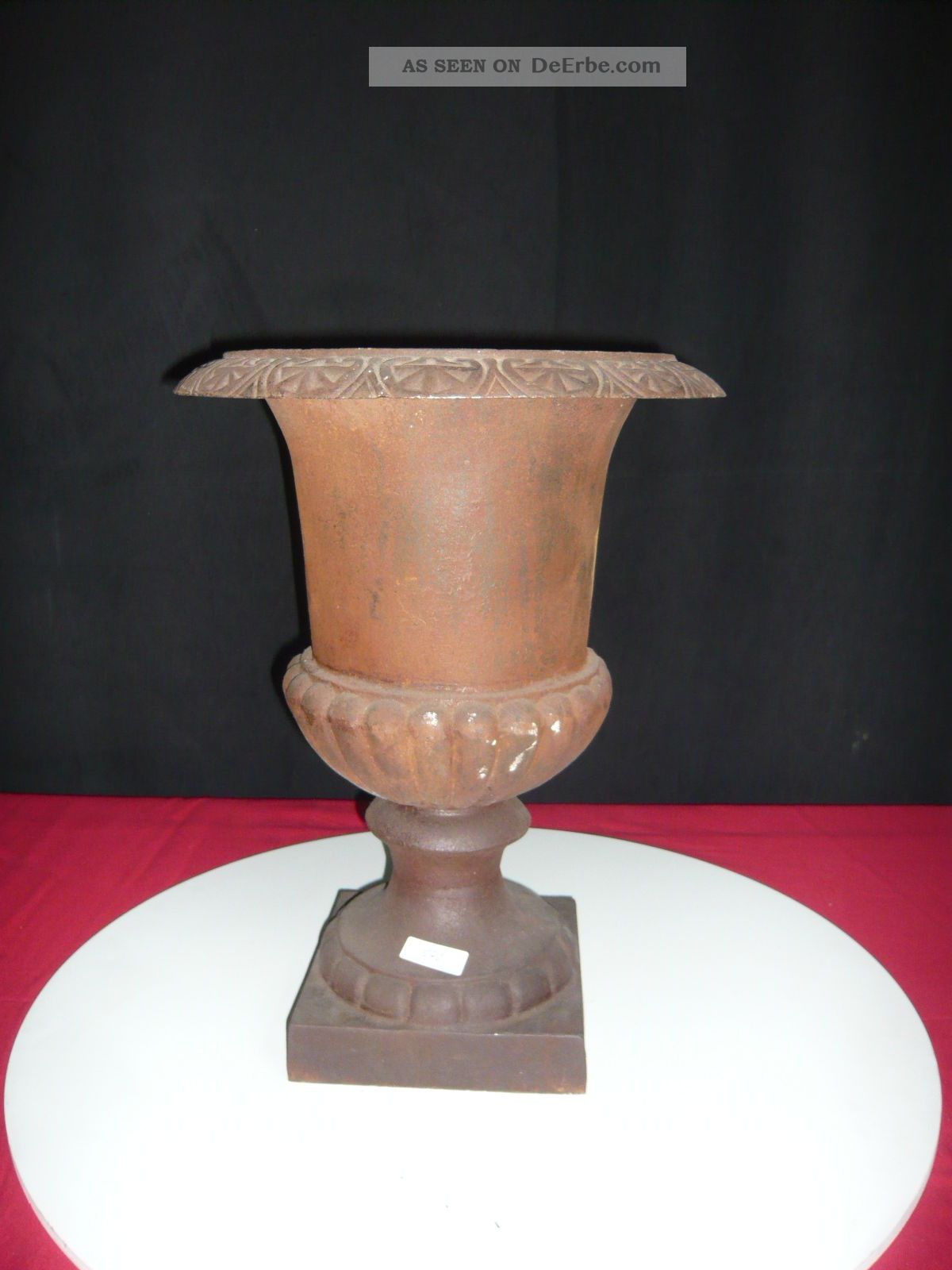 Französische Vase Amphore 53 Cm (l) Braun Gußeisen Esschert Design Nostalgie- & Neuware Bild