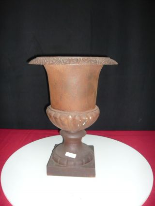 Französische Vase Amphore 53 Cm (l) Braun Gußeisen Esschert Design Bild