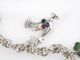 Handgefertigtes Unikat 900 Silber 7 Charm Anhänger Bettelarmband Glücksbringer Schmuck & Accessoires Bild 4