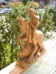 Grosse Holzfigur - Heiligenfigur - Hl.  Georg - Drachentöter - - Deko - Geschnitzt - 62cm Holzarbeiten Bild 3