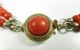 Korallenarmband 333 Gold Verschluss Coral Bracelet Vintage 50er 60er O57 N4 Schmuck & Accessoires Bild 3