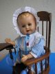 Arthur Schoenau - Sonneberg,  Entzückendes Kleines Baby Auf Einem Hochstuhl Puppen & Zubehör Bild 6