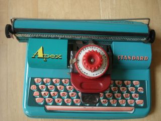 Tippco,  Schreibmaschine Apex,  Als Ersatzteiträger Bild