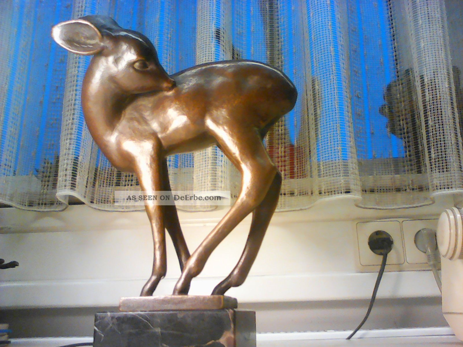 Bambi - Reh Bronze Von Der Wmf Von 1936 Bronze Bild