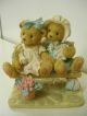 Eine Hübsche Teddy Bär Spieldosen Und Eine Dekofigur Mit Bärenpaar Mechanische Musik Bild 2