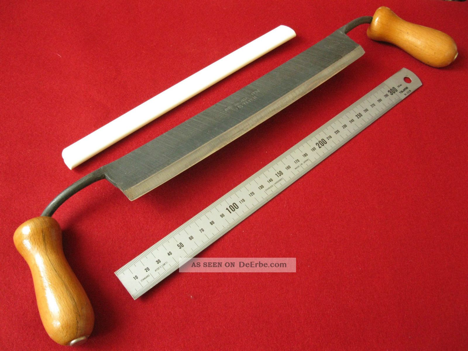 Ziehmesser Reifmesser Zugmesser 25cm Bogenbau Schnitzen Smalcalda Draw Knife Zimmermann Bild
